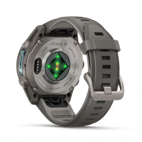 Garmin Fenix 9 47 mm AMOLED Titanium Pebble Gray